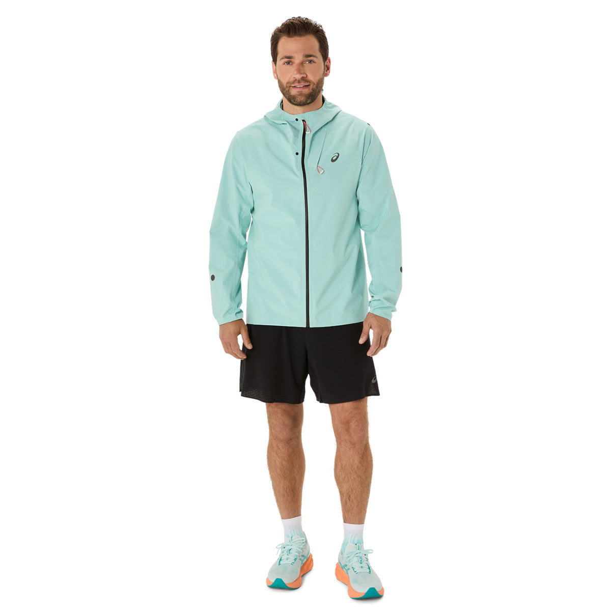 Asics Metarun Waterproof Jacket Men Oasis Green ג'קט ריצה לגברים