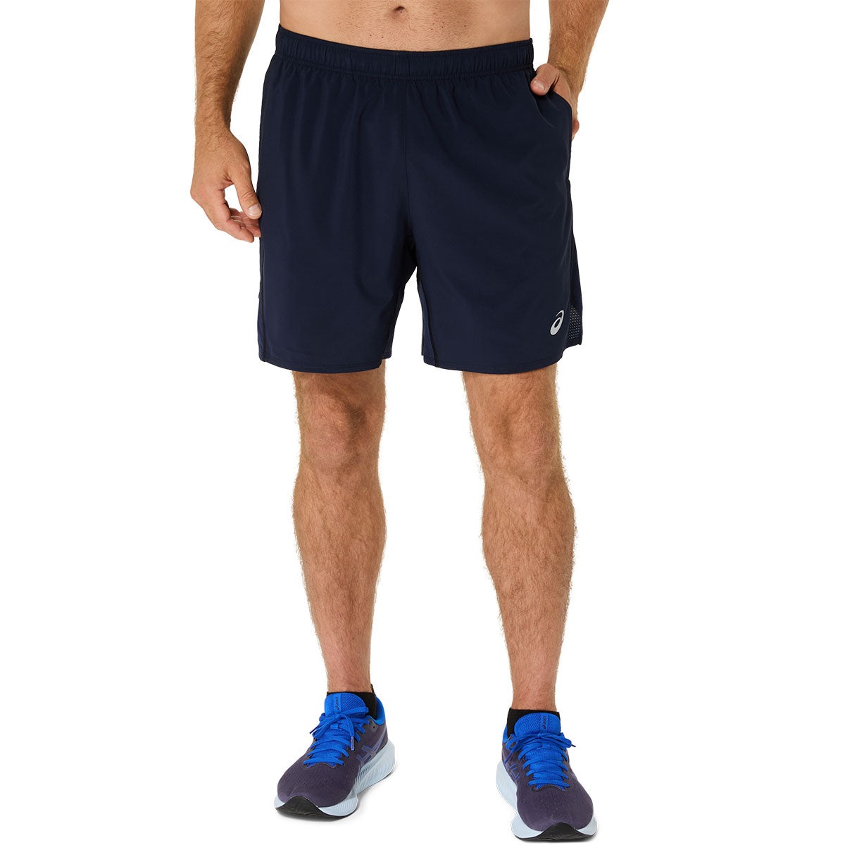 Asics Core 7In Short Men Midnight מכנסי ריצה לגברים אסיקס