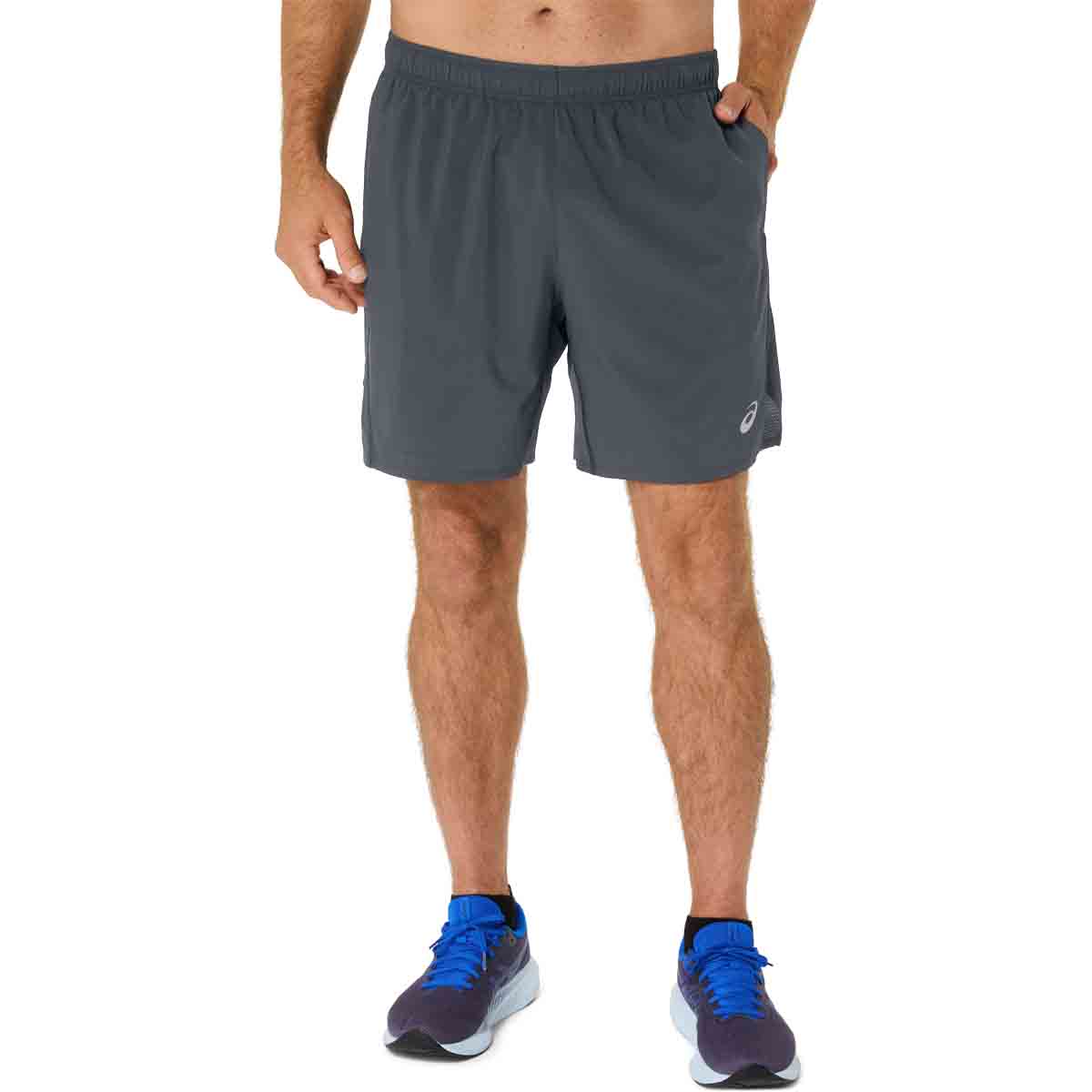Asics Core 7In Short Men Carrier Grey מכנסי ריצה אסיקס לגבר