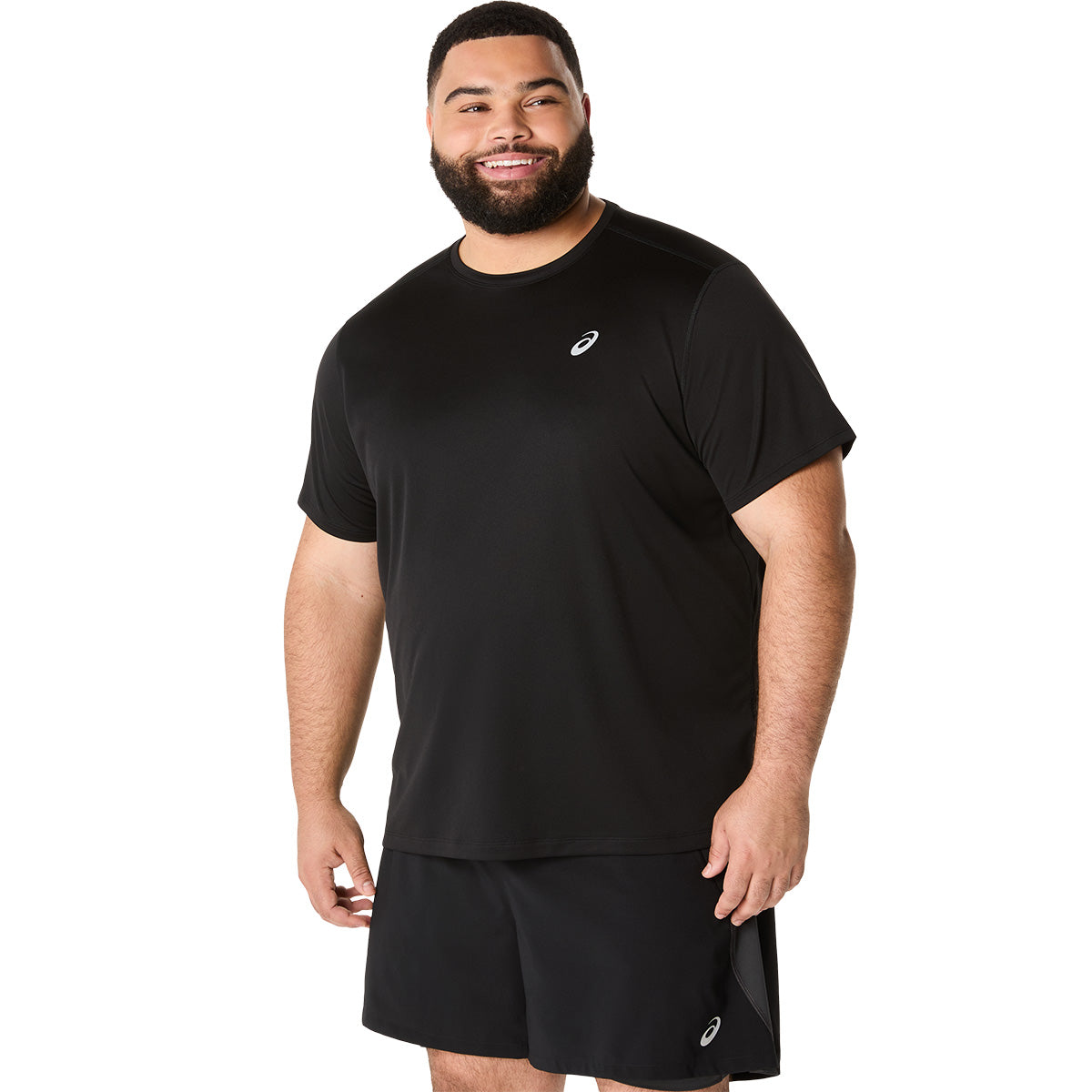 Asics Core SS Top Men Black חולצת ריצה לגברים אסיקס