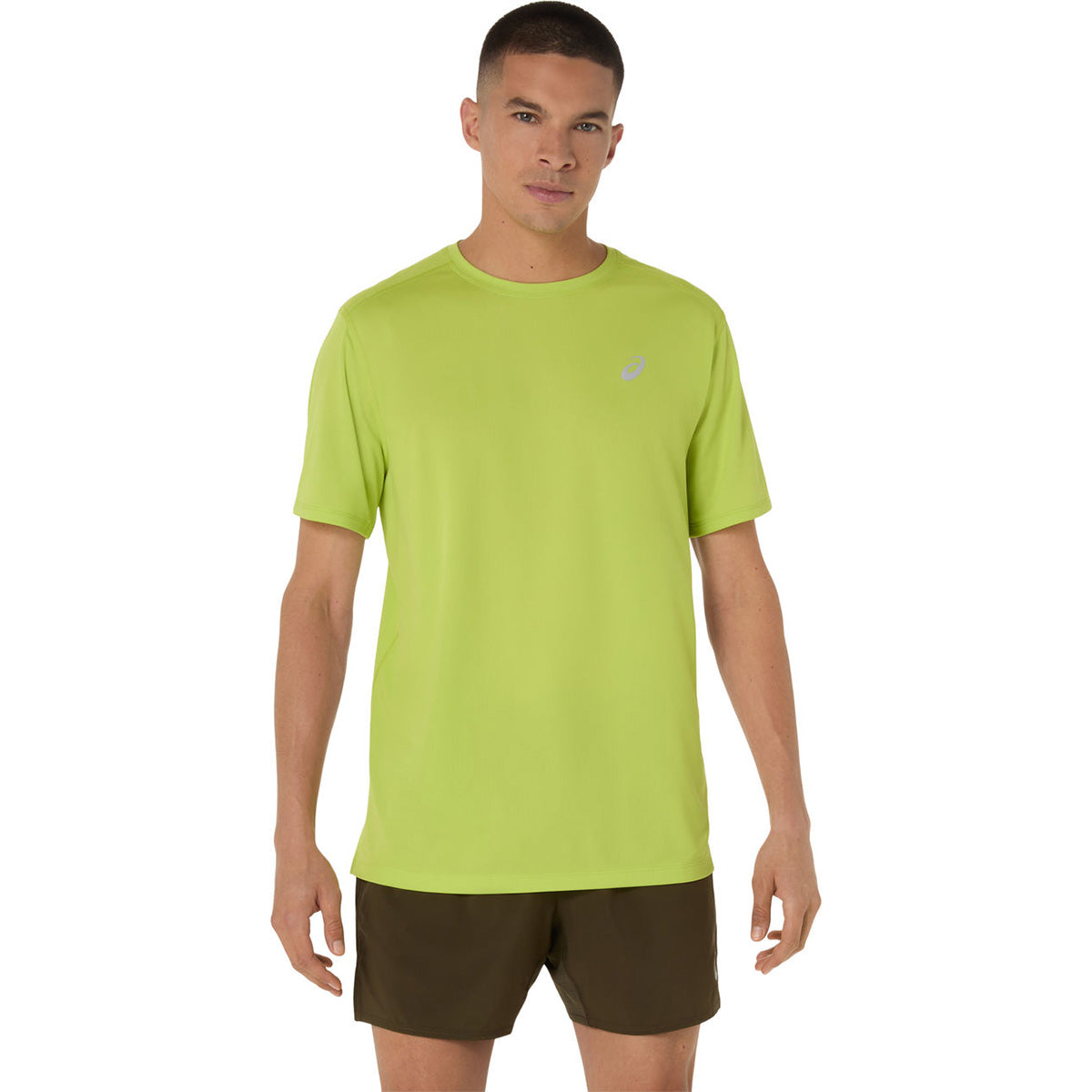 Asics Core Ss Top Man Neon Lime חולצת ריצה אסיקס לגברים
