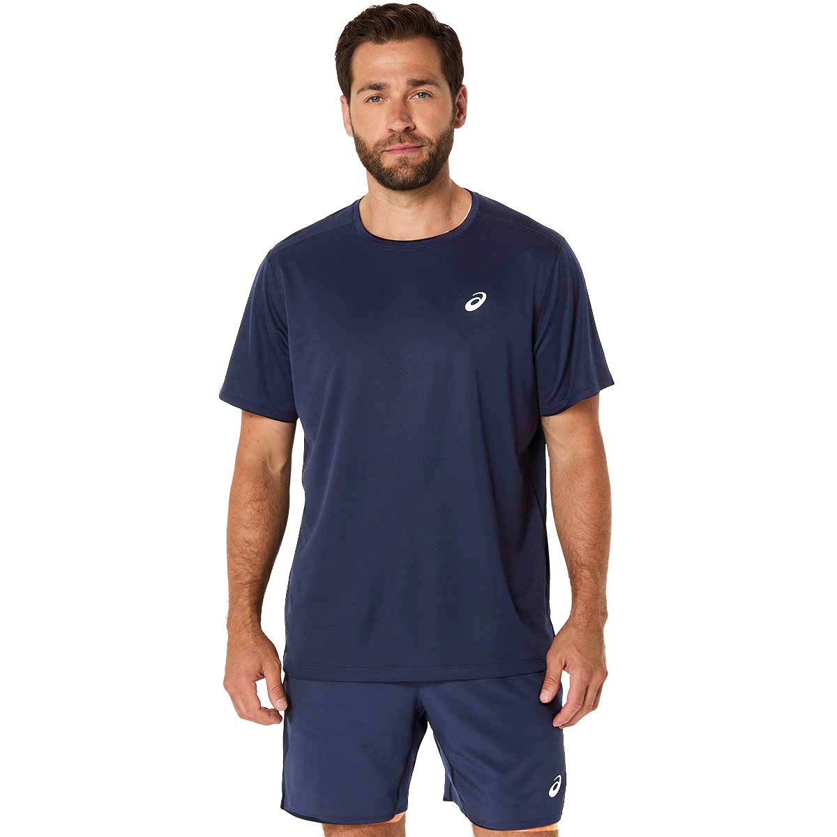 Asics Core SS Top Men Midnight חולצת ריצה לגברים כחול