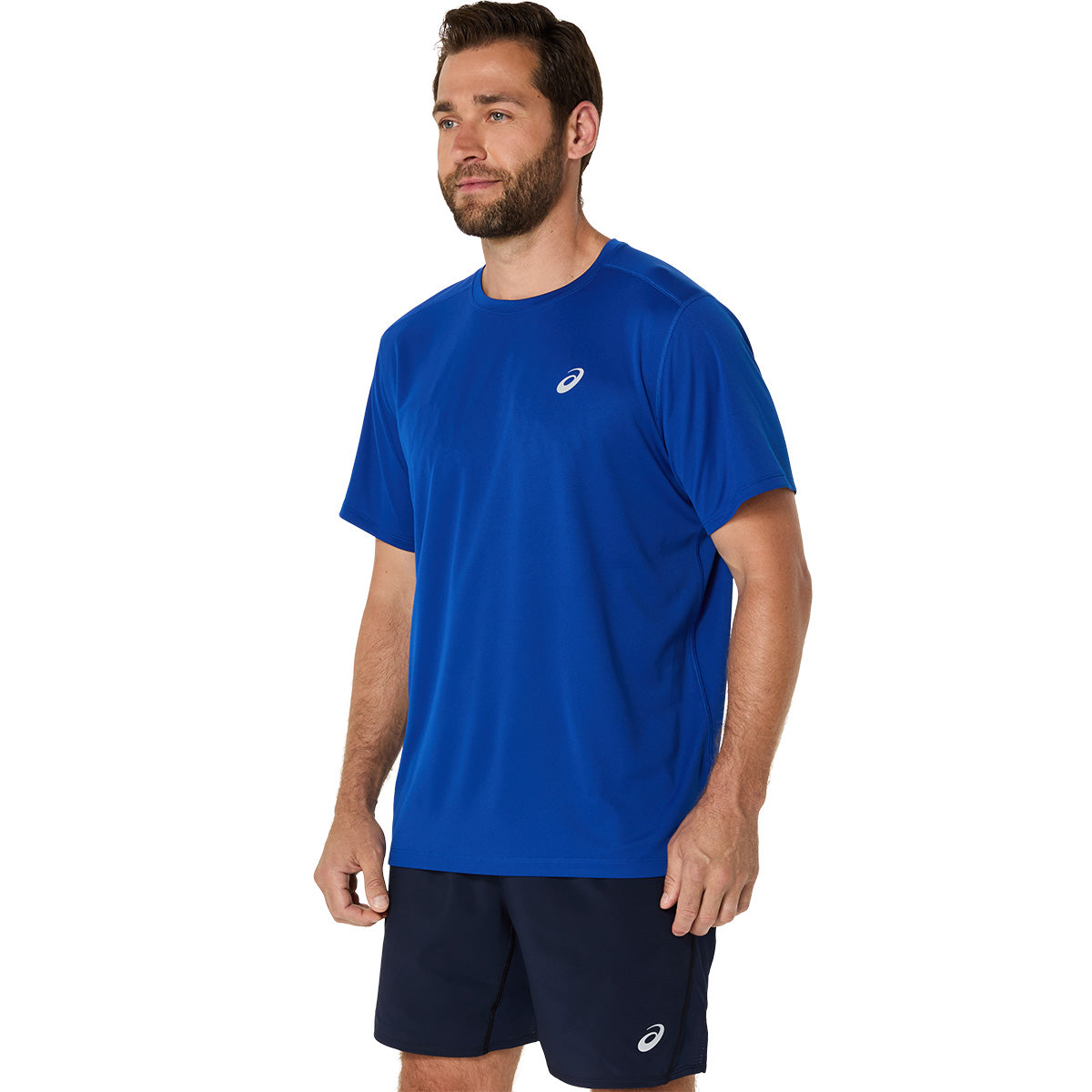 Asics Core SS Top Men Blue חולצת ריצה לגברים אסיקס