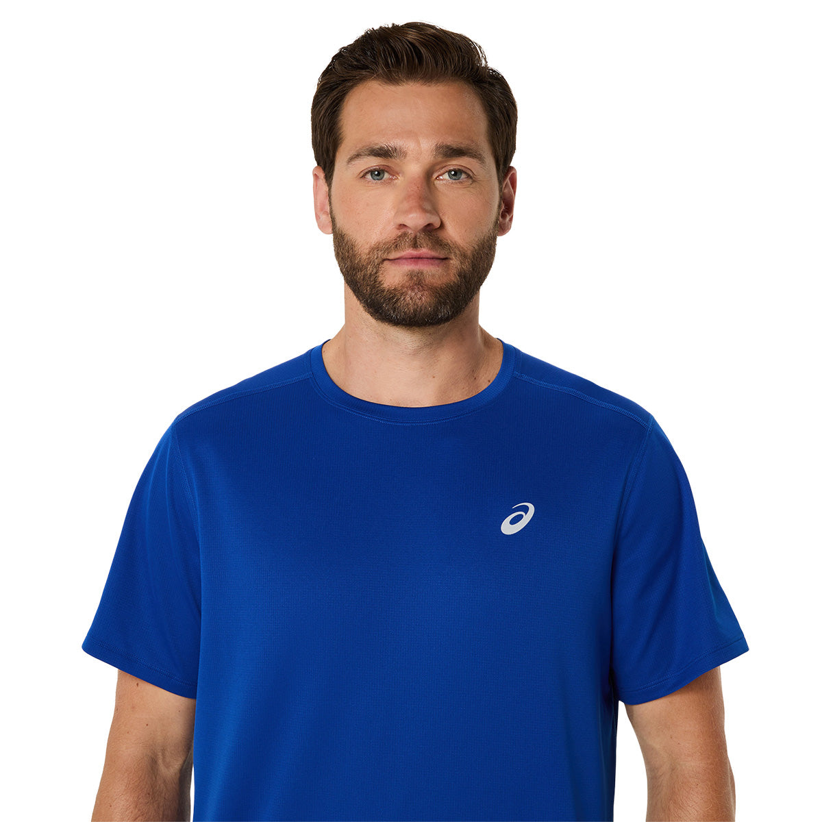 Asics Core SS Top Men Blue חולצת ריצה לגברים אסיקס