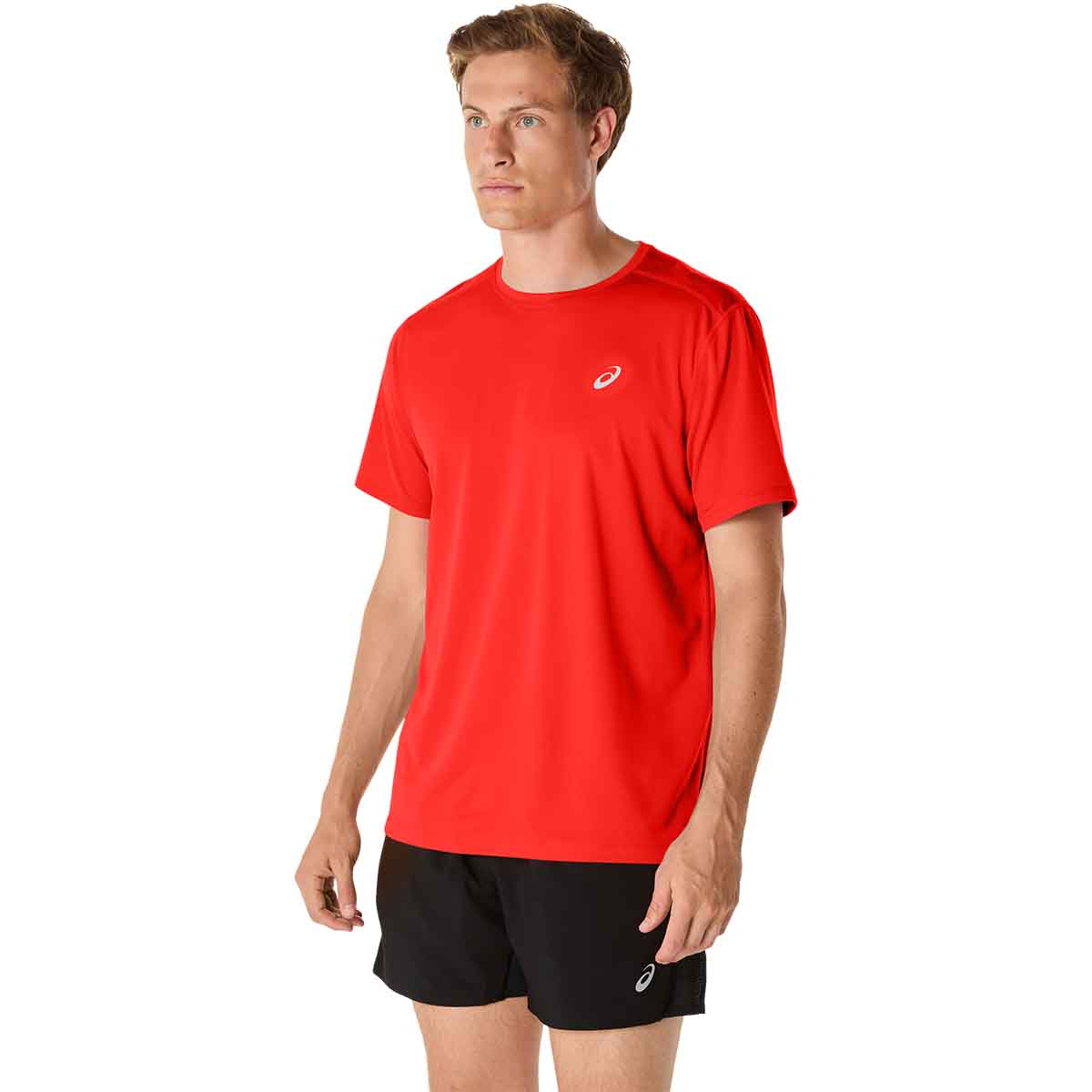 Asics Core Ss Top Man Flash Red חולצת ריצה אסיקס לגברים