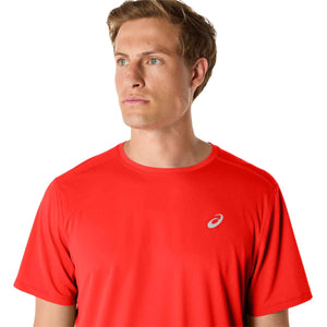 Asics Core Ss Top Man Flash Red חולצת ריצה אסיקס לגברים