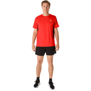 Asics Core Ss Top Man Flash Red חולצת ריצה אסיקס לגברים