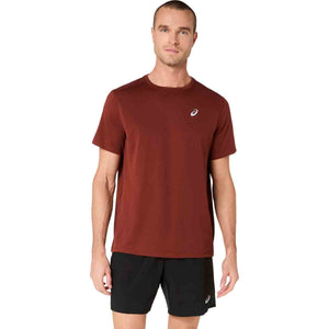 Asics Core SS Top Men Singed Red חולצת ריצה לגברים