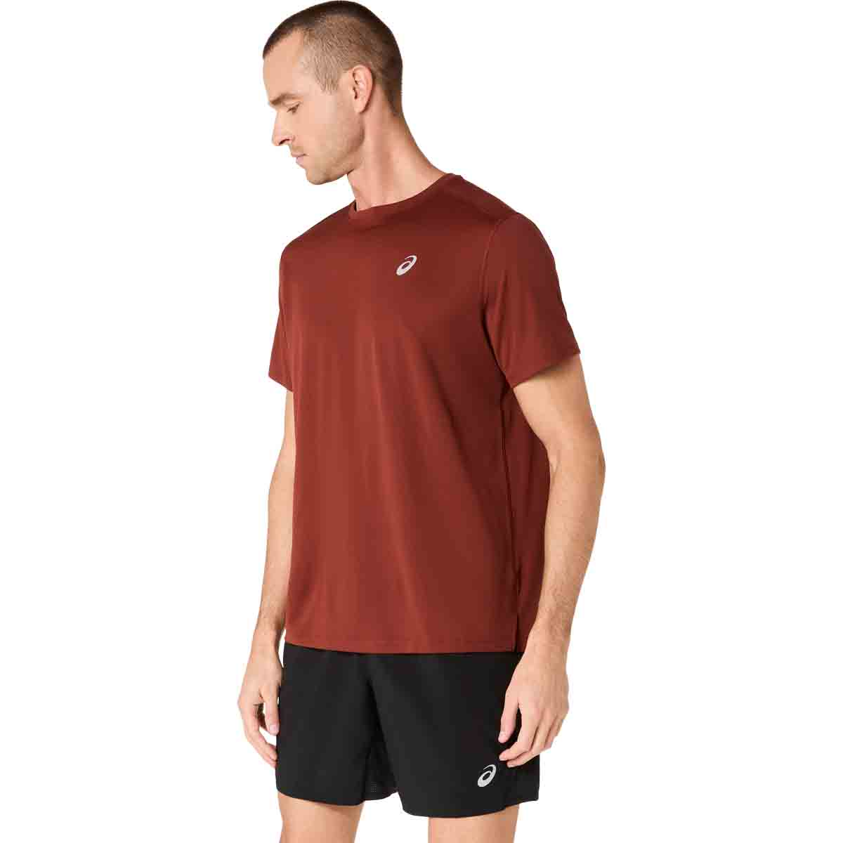 Asics Core SS Top Men Singed Red חולצת ריצה לגברים