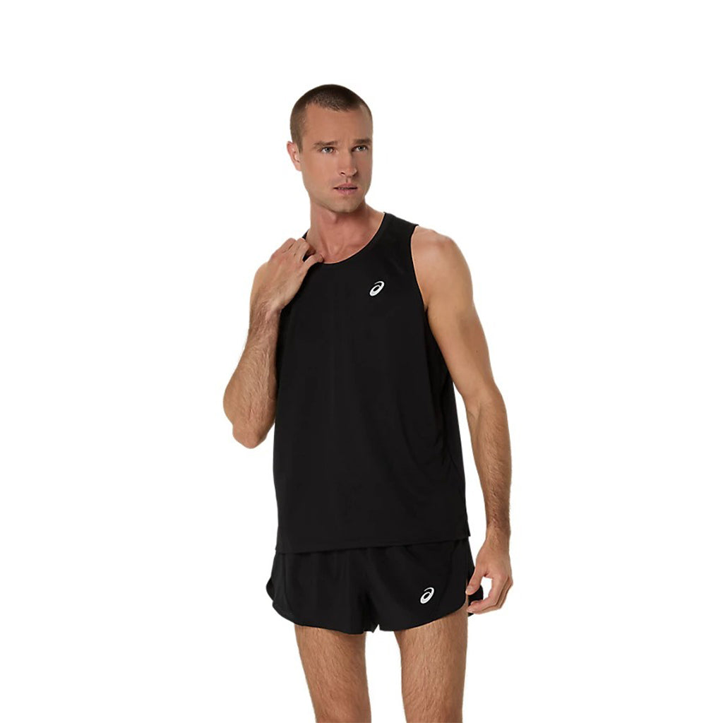 Asics Core Singlet Men Black גופיית ריצה לגברים