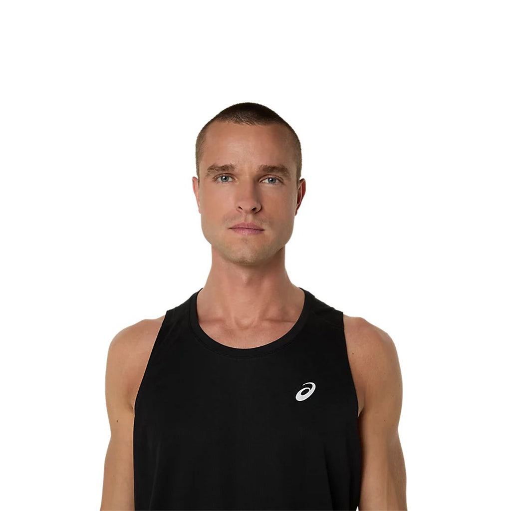 Asics Core Singlet Men Black גופיית ריצה לגברים