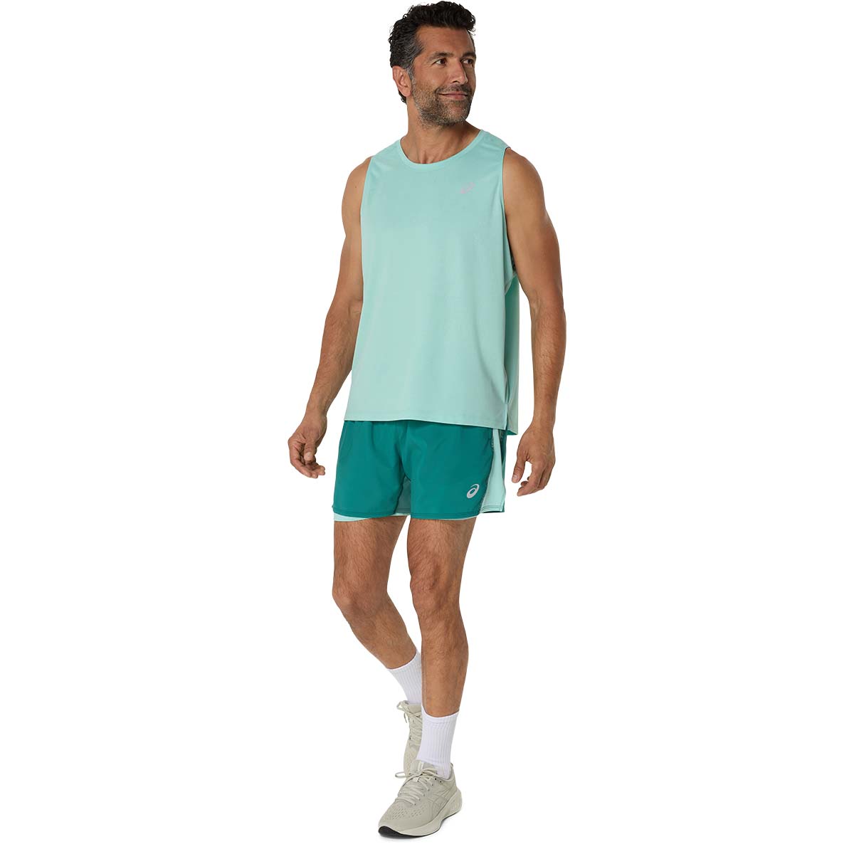 Asics Core Singlet Men Oasis Green גופיה לגברים אסיקס