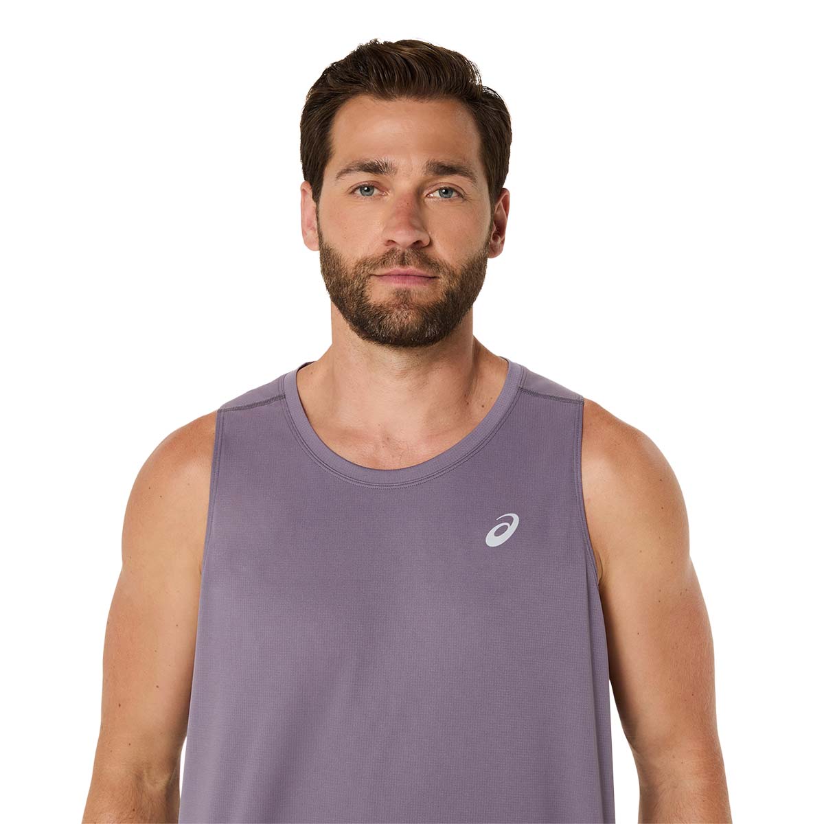 Asics Core Singlet Men Lavender Grey גופיה לגברים אסיקס