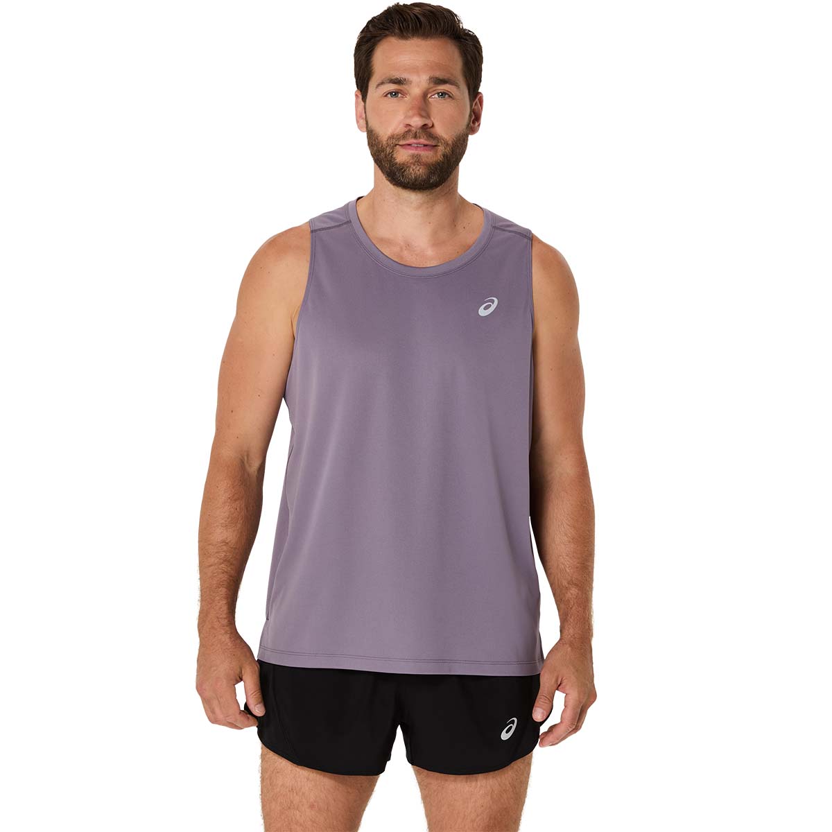 Asics Core Singlet Men Lavender Grey גופיה לגברים אסיקס