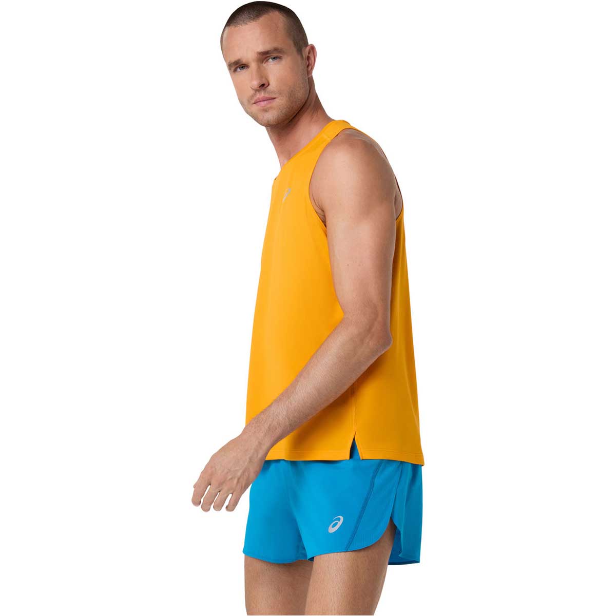 Asics Asics Core Singlet Men Yamabuki גופיית ריצה לגברים