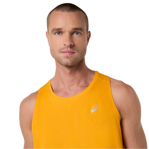 Asics Asics Core Singlet Men Yamabuki גופיית ריצה לגברים