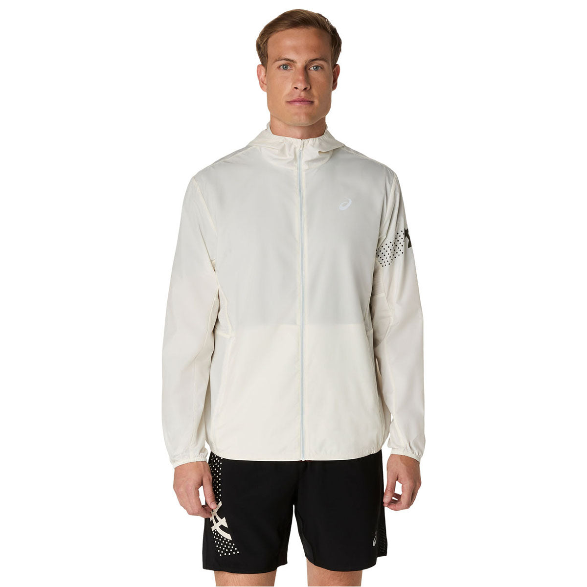 Asics Icon Jacket Man Birch ג'קט ריצה אסיקס לגברים