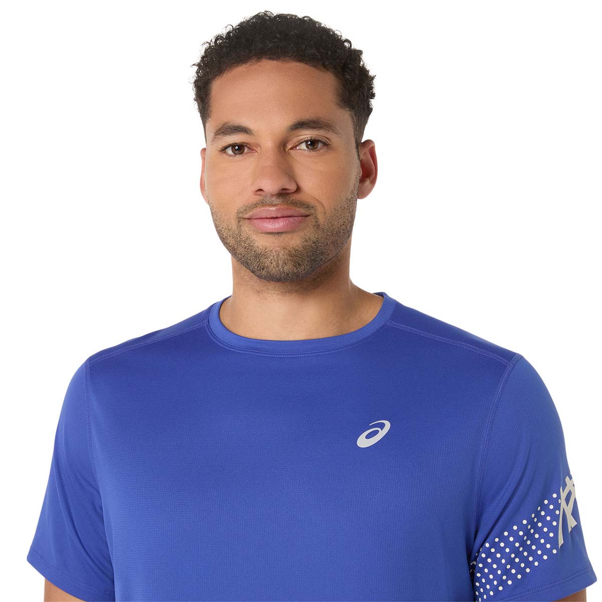 Asics Icon Ss Top Man Dark Cobalt men חולצת ריצה אסיקס לגברים