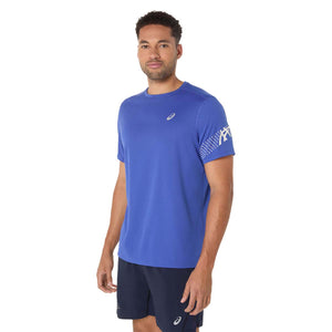Asics Icon Ss Top Man Dark Cobalt men חולצת ריצה אסיקס לגברים