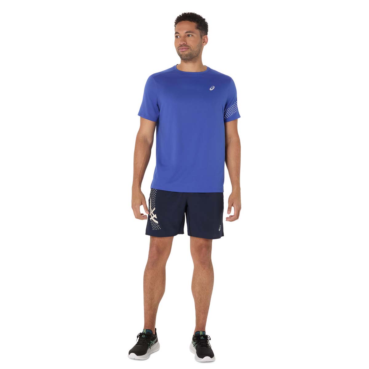 Asics Icon Ss Top Man Dark Cobalt men חולצת ריצה אסיקס לגברים