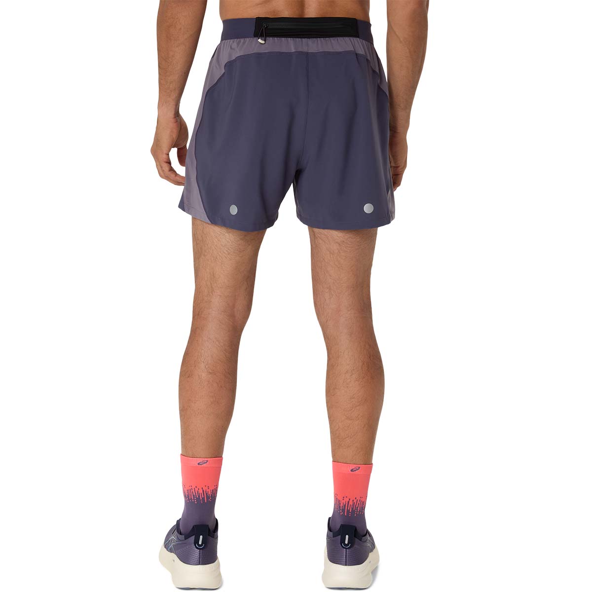 Asics Road 5In Short Men Indigo Fog Lavender Grey מכנסי ריצה לגברים
