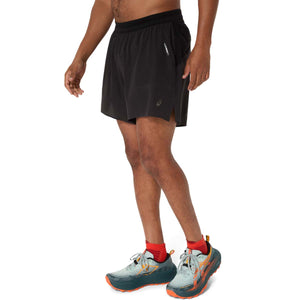 Asics Fujitrail Elite Short Man Performance Black מכנסי ריצה קצרים אסיקס לגברים