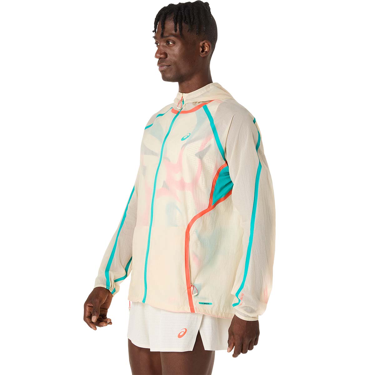 Asics Limited Series Road Packable Jacket Men Birch מעיל ריצה לגברים