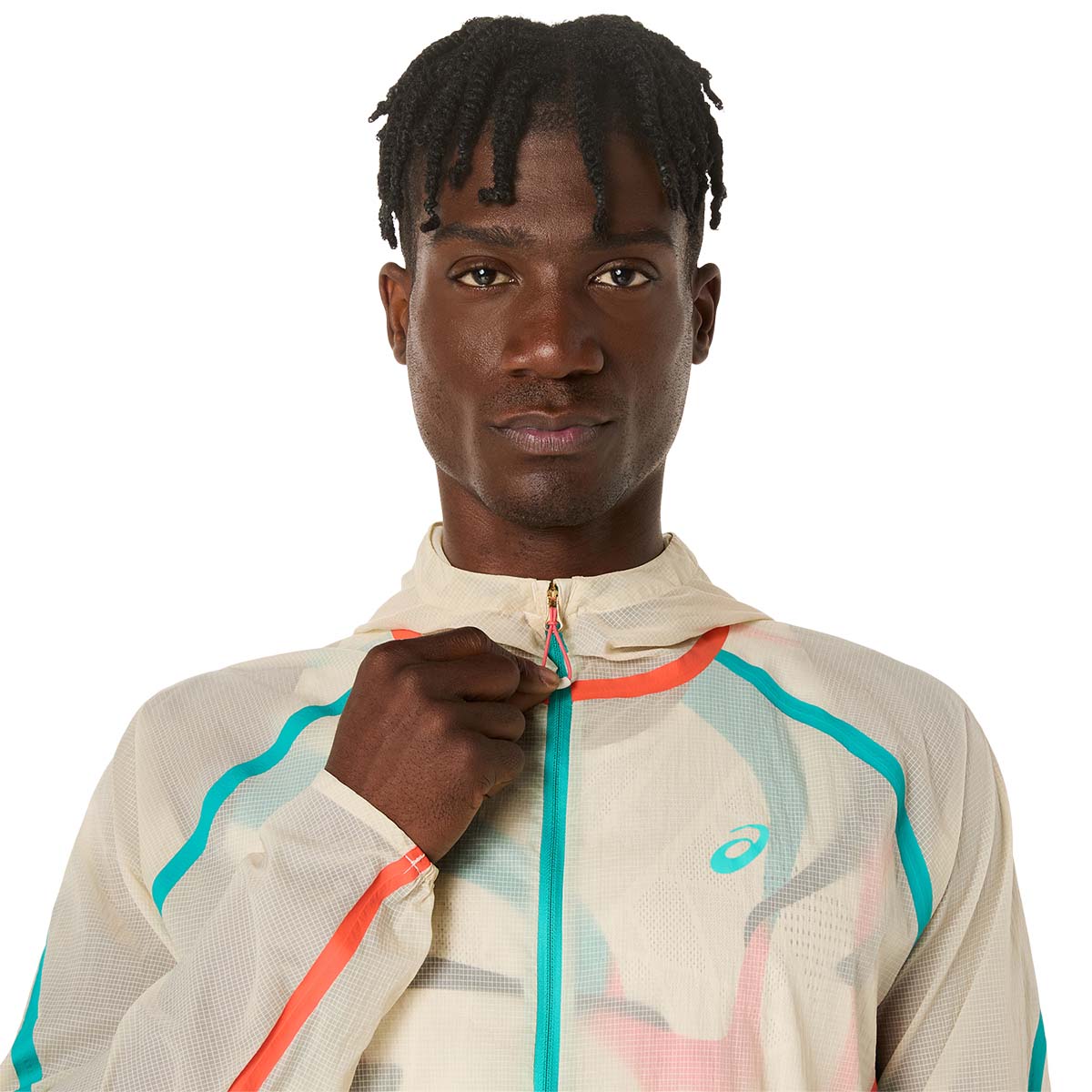 Asics Limited Series Road Packable Jacket Men Birch מעיל ריצה לגברים