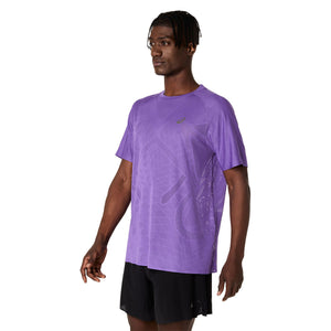 Asics Metarun Ss Top Man Edo Purple חולצת ריצה אסיקס לגברים