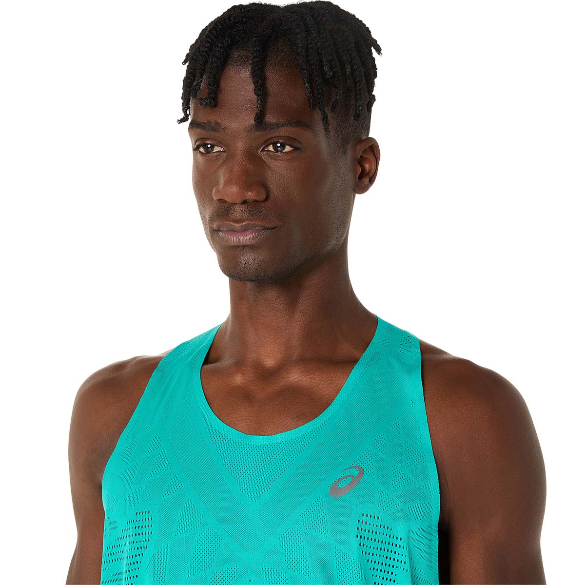 Asics Metarun Singlet Men Wave Teal גופיית ריצה לגברים