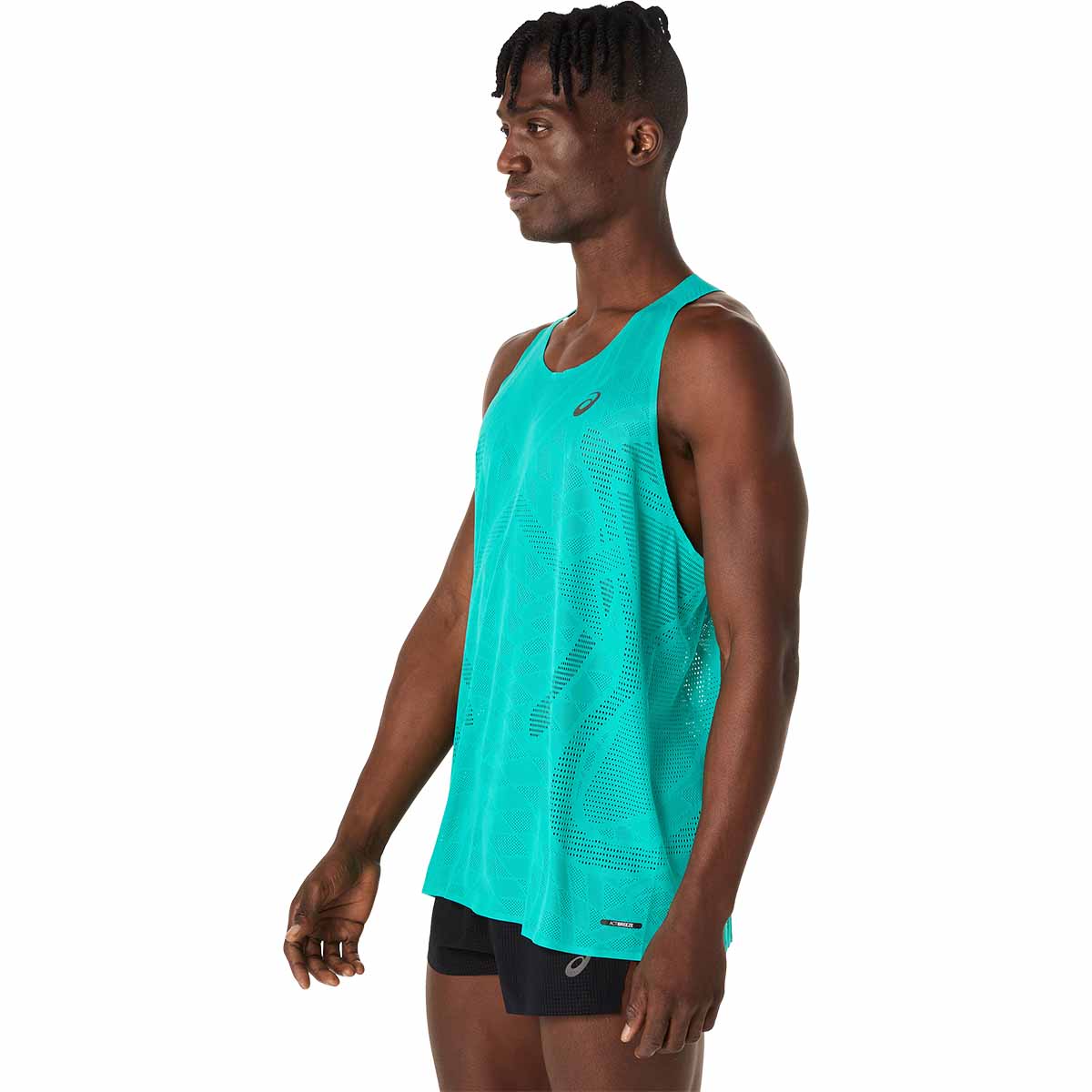 Asics Metarun Singlet Men Wave Teal גופיית ריצה לגברים