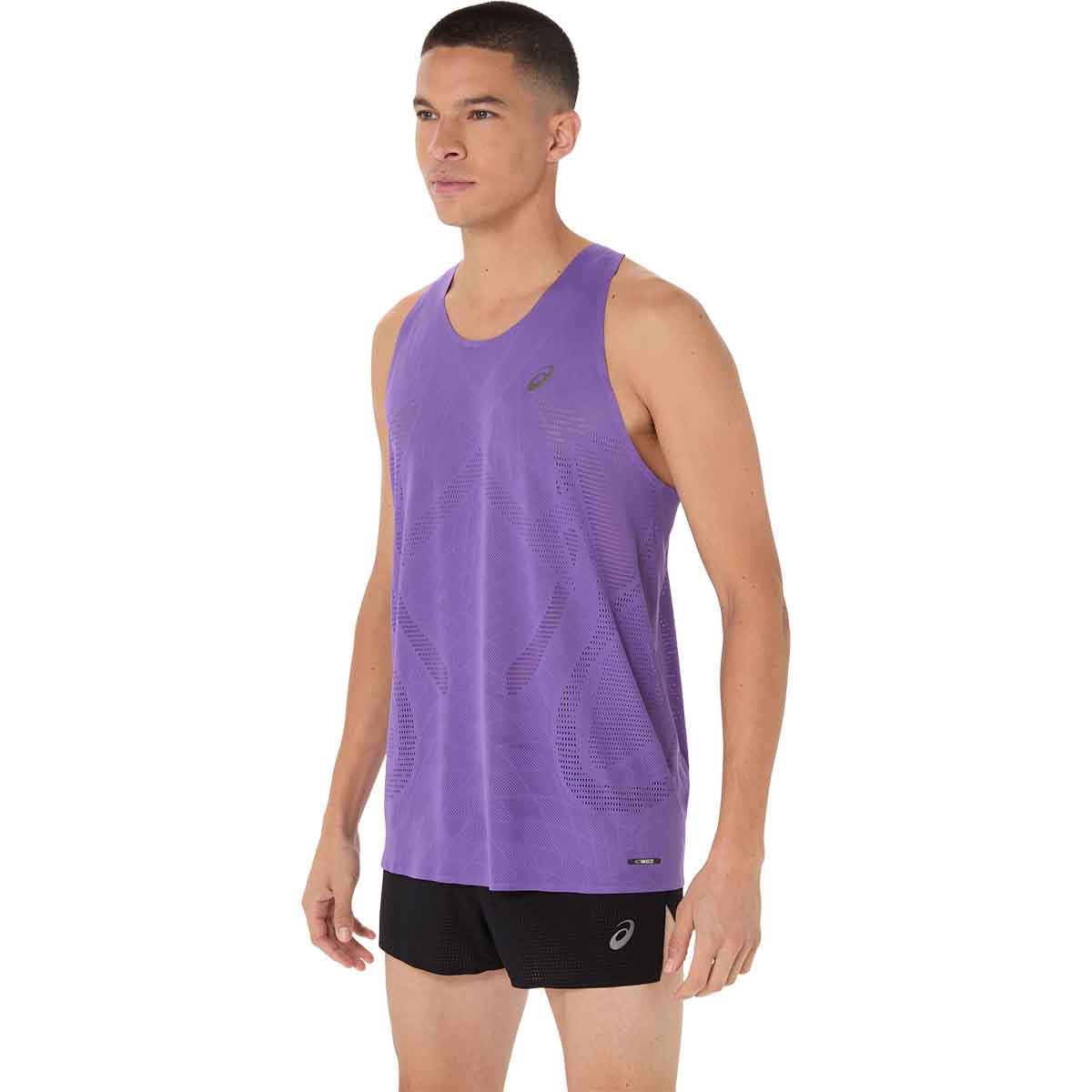 Asics Metarun Singlet Man Edo Purple גופיית ריצה לגברים