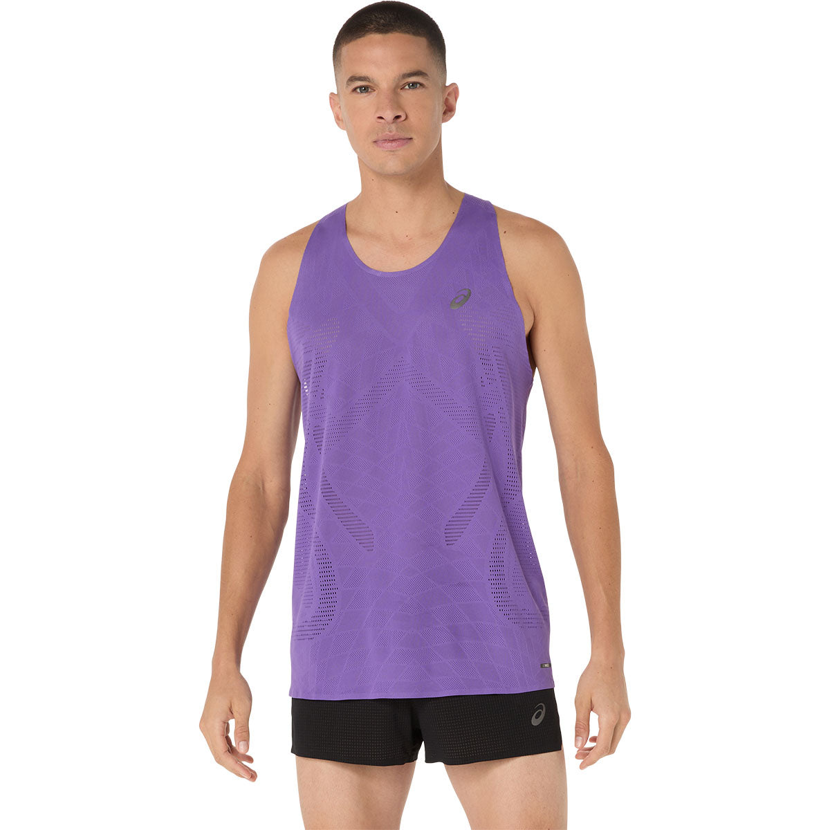 Asics Metarun Singlet Man Edo Purple גופיית ריצה לגברים