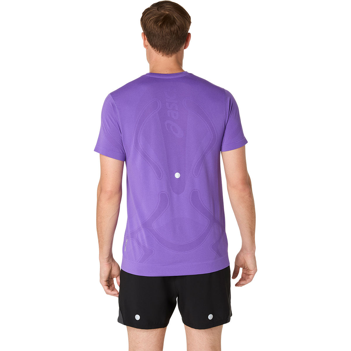 Asics Road Seamless Ss Top Man Edo Purple חולצת ריצה אסיקס לגברים