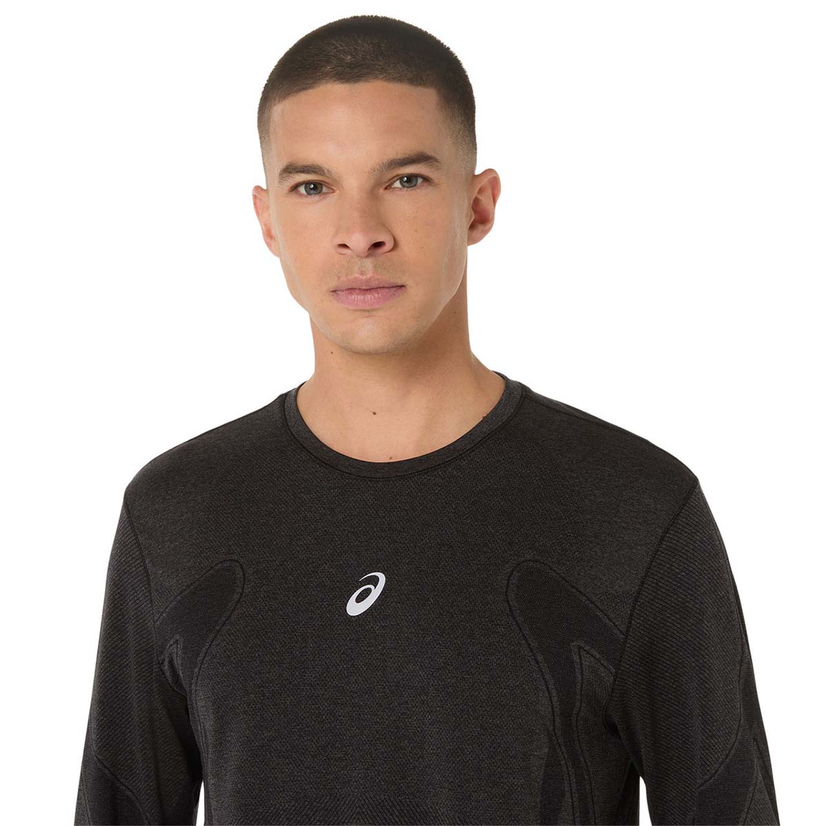 Asics Road Seamless Ls Top Man Performance Black חולצת ריצה ארוכה אסיקס לגברים