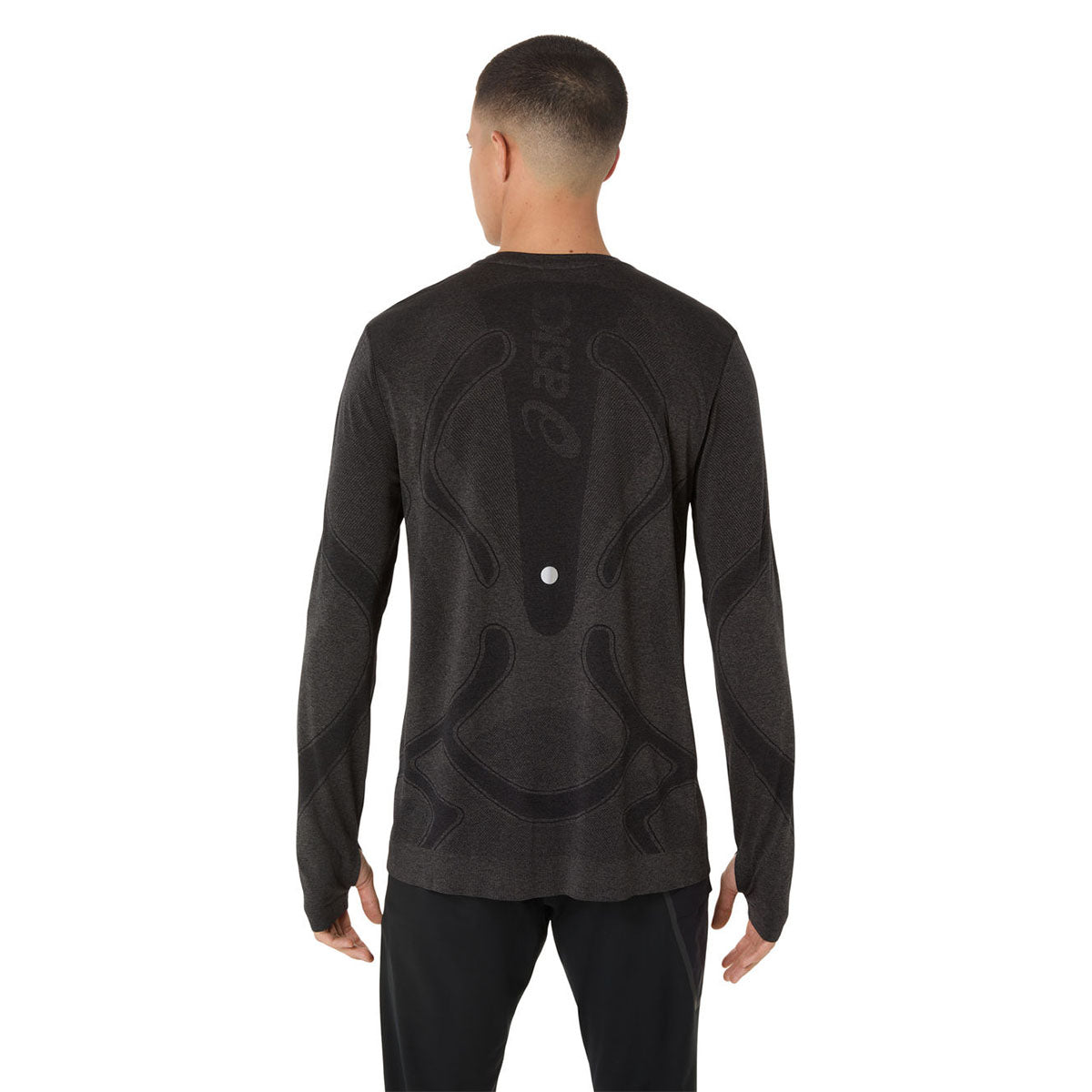 Asics Road Seamless Ls Top Man Performance Black חולצת ריצה ארוכה אסיקס לגברים