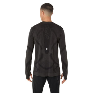 Asics Road Seamless Ls Top Man Performance Black חולצת ריצה ארוכה אסיקס לגברים