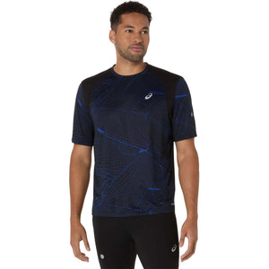 Asics Road Lite Show Ss Top Man Performance Black חולצת ריצה אסיקס לגבר