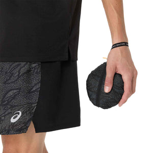 Asics Fujitrail Packable Windbreaker Man Performance Black מעיל ריצה מתקפל לגברים