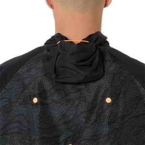 Asics Fujitrail Packable Windbreaker Man Performance Black מעיל ריצה מתקפל לגברים