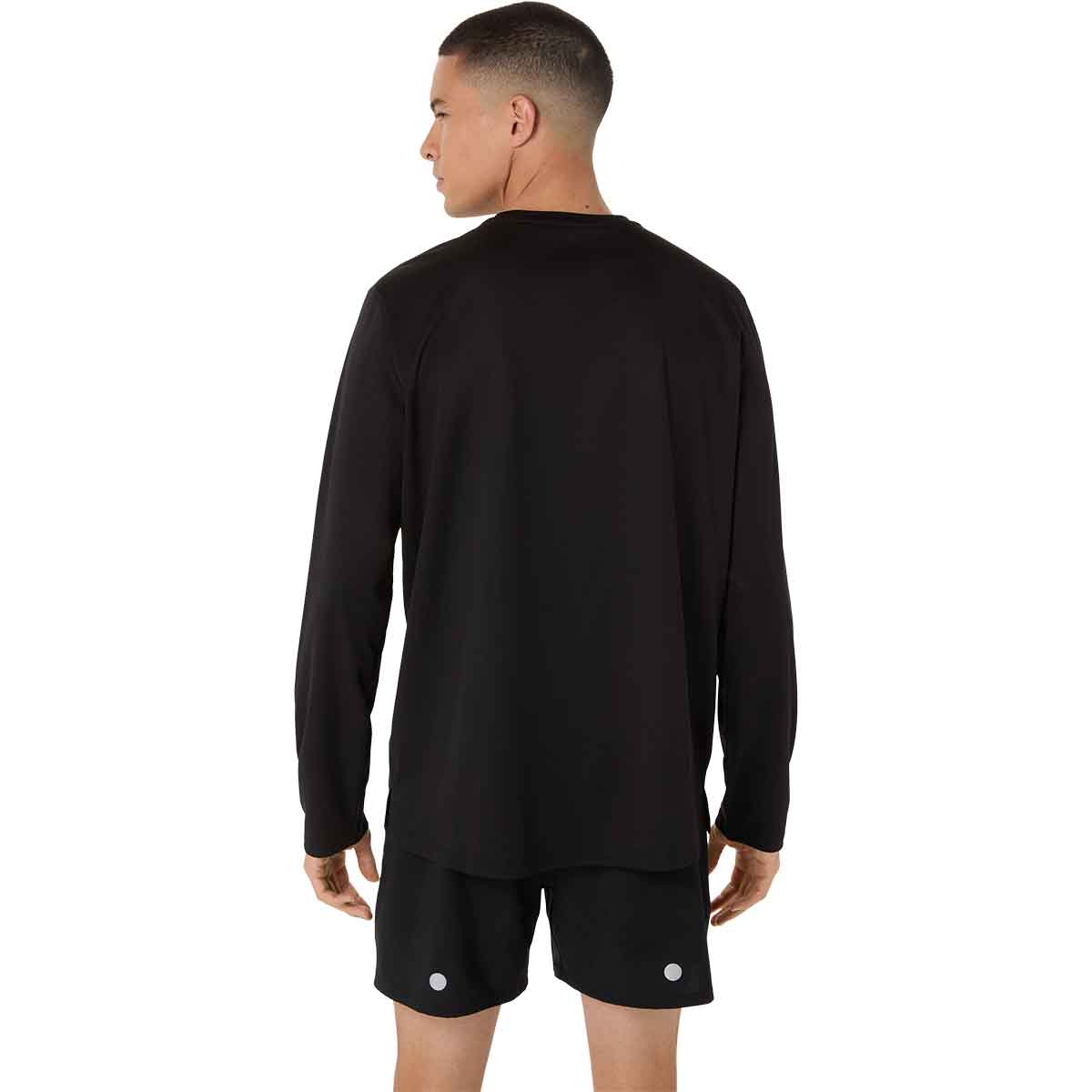 Asics Fujitrail Logo Ls Top Man Performance Black חולצת ריצה ארוכה לגברים
