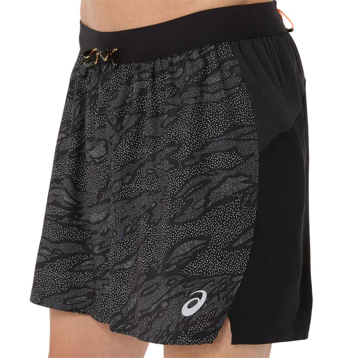 Asics Fujitrail All Over Print 5In Short Men Man Performance Black מכנס ריצה לגברים