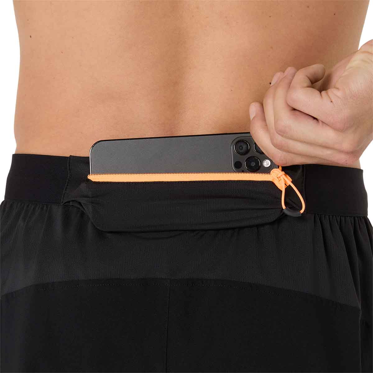 Asics Fujitrail All Over Print 5In Short Men Man Performance Black מכנס ריצה לגברים