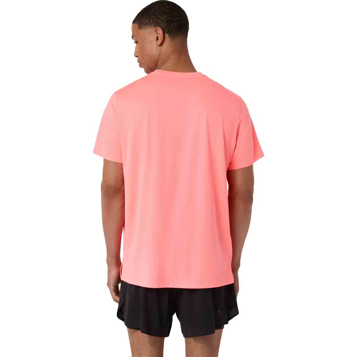 Asics Fujitrail Logo SS Top Men Sun Coral חולצת ריצה לגברים
