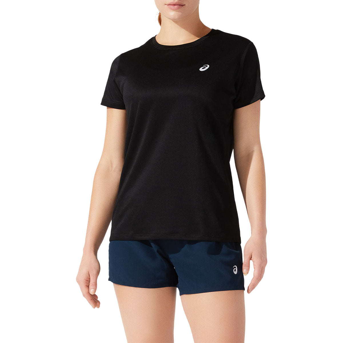 Asics Core Ss Top Black חולצת נשים אסיקס