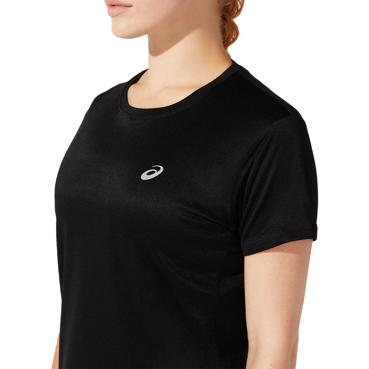 Asics Core Ss Top Black חולצת נשים אסיקס