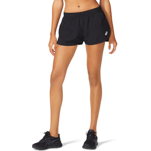 Asics Core Split Short Black אסיקס מכנסי נשים