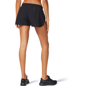 Asics Core Split Short Black אסיקס מכנסי נשים