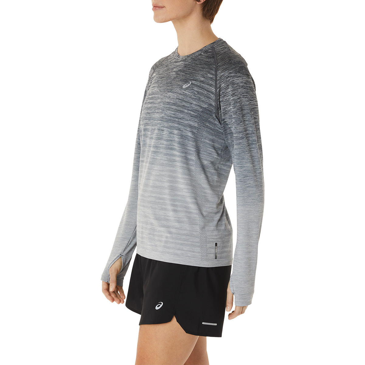 Asics Seamless Ls Top Grey חולצת נשים אסיקס