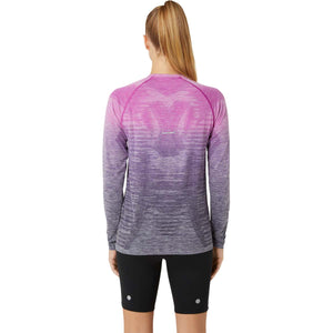 Asics Seamless LS Top Bold Magenta Blue Expanse חולצת אסיקס לנשים